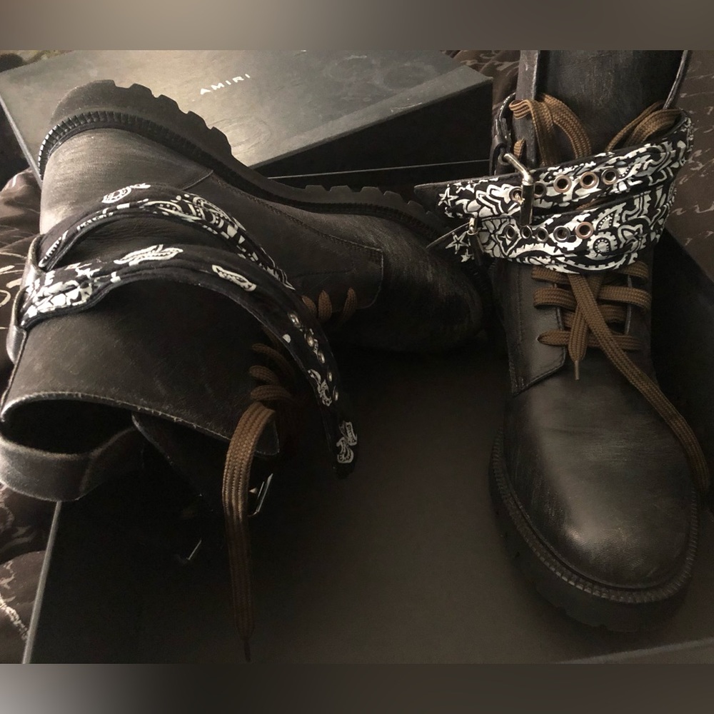 Authentic Amiri Boot